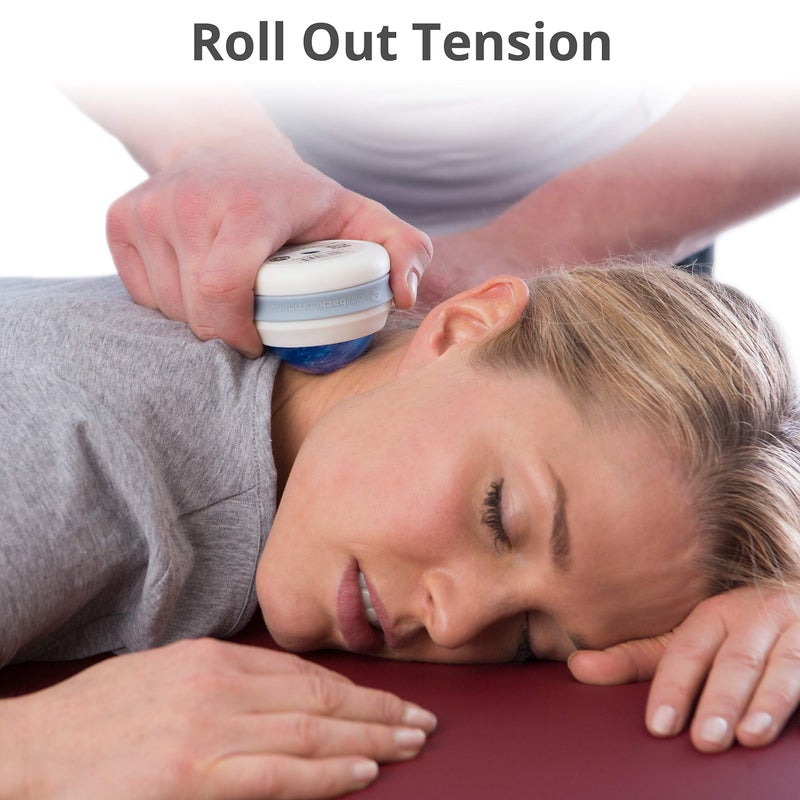 Body Back Manual Massage Roller Ball | Deep Tissue Roller & Lacrosse Ball - Hand Held Massager for Sore Muscles & Joint Pain | 360 Degree Mobility Therapy Ball | Ideal for Athletes & Fitness Recovery - Image 2